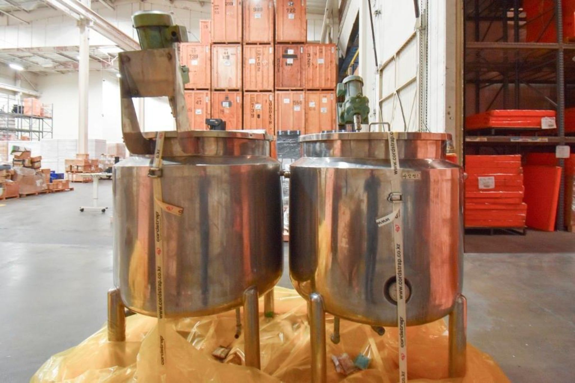 Stainless Steel Mixing Tank With Agitator - Image 4 of 10