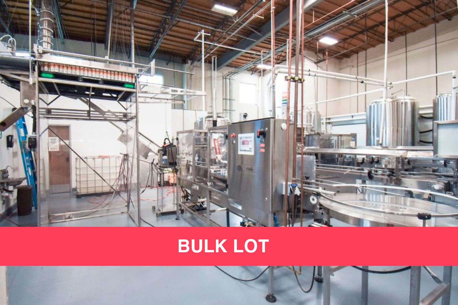 BULK LOT - Cask Global Solutions Automated Aluminum Can Filling Line