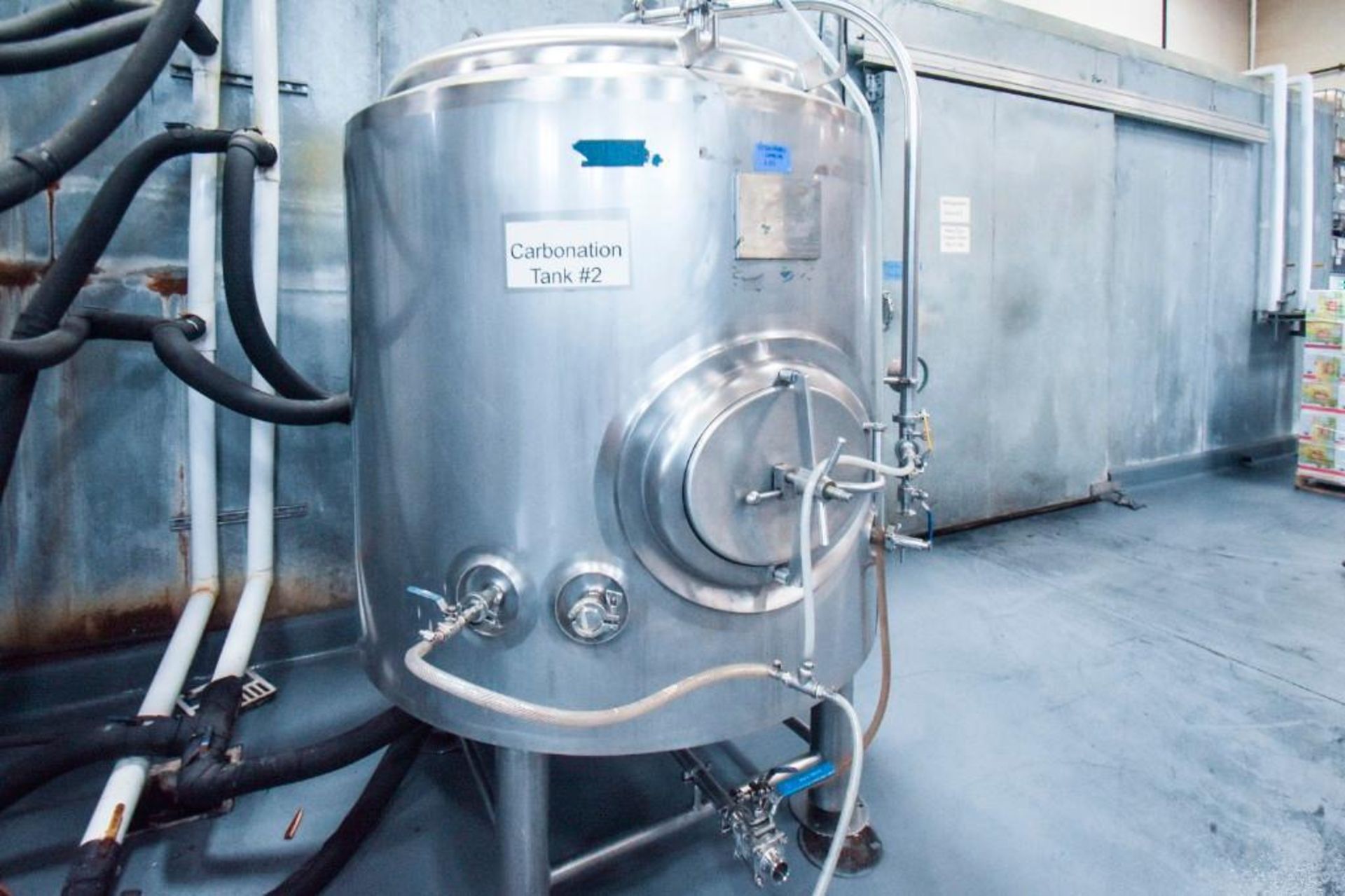 420 Gallon Stainless Steel Jacketed Carbonation Tank - Image 2 of 5