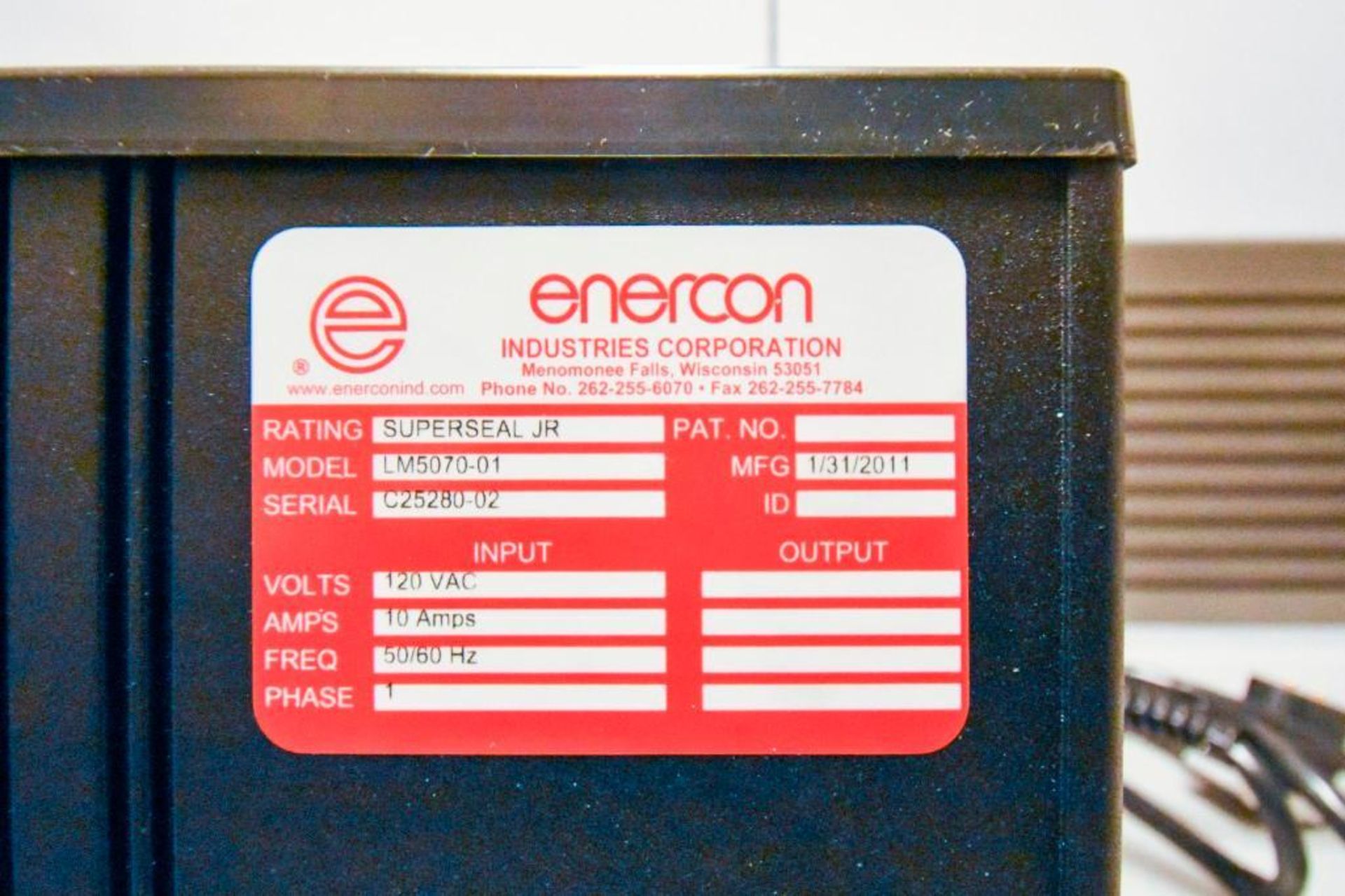 Enercon Induction Cap Sealer - Image 6 of 6