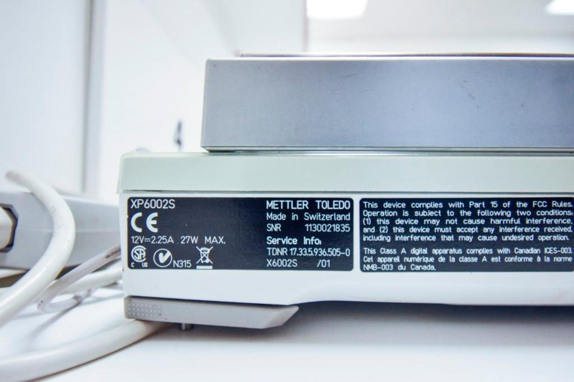 Mettler Toledo XP6002S Scale - Image 5 of 6