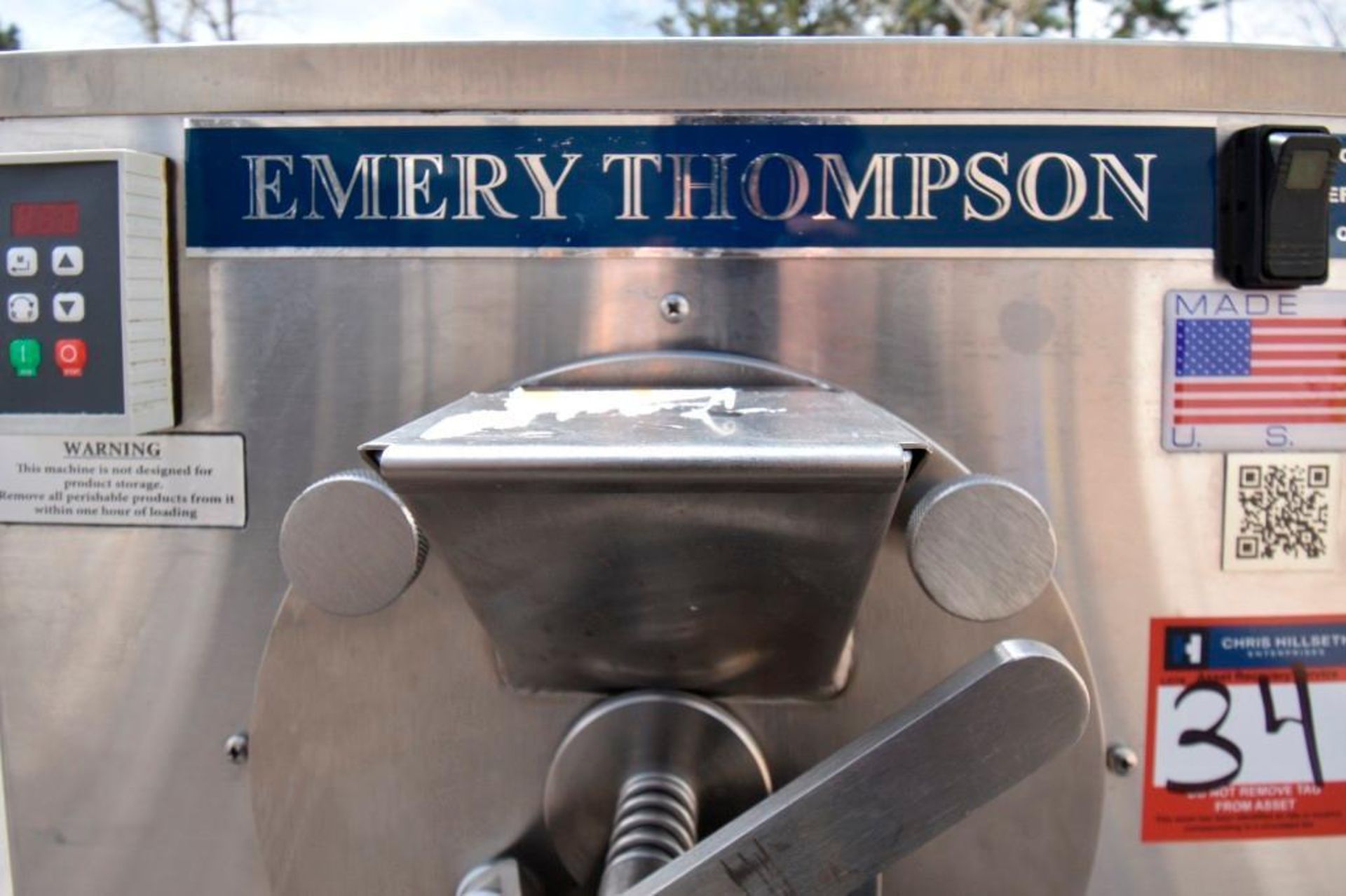 Emery Thompson Ice cream Batch Freezer Model: CB350 - Image 3 of 10