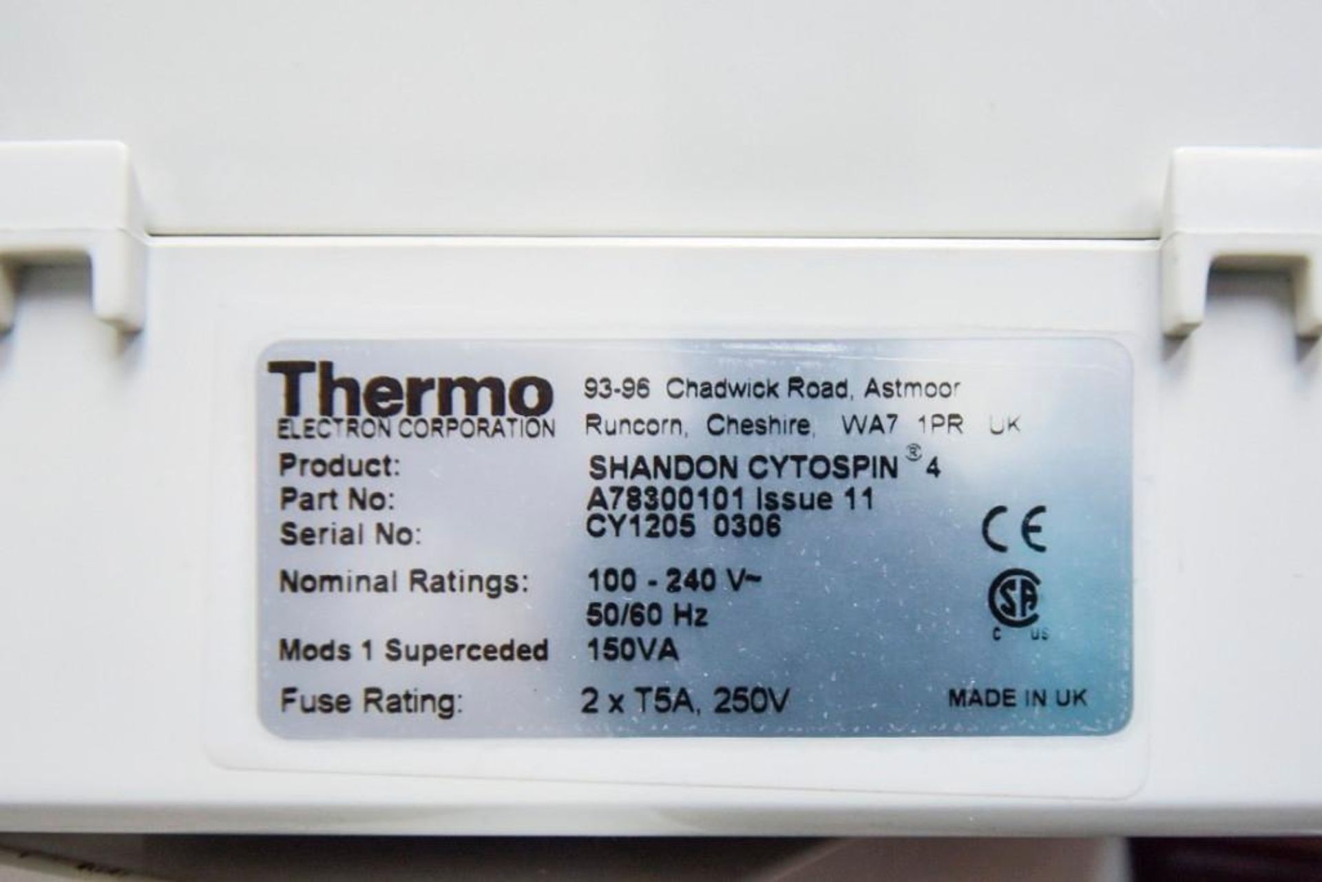 Cytospin 4 Thermo Shandon Centrifuge - Image 6 of 6