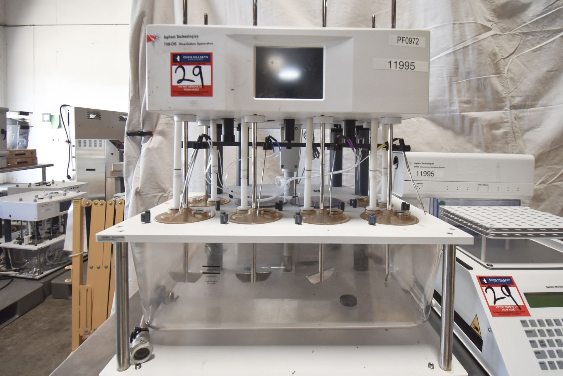 Agilent technologies dissolution sampling station, dissolution apparatus & peristaltic pump - Image 5 of 13