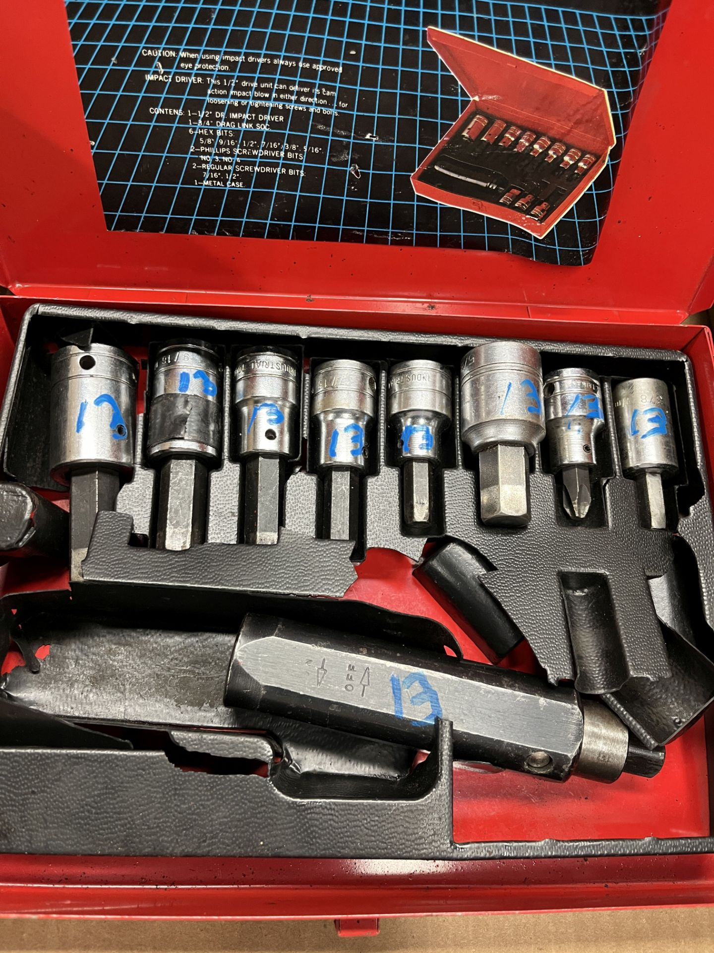 1/2" IMPACT DRIVER SET - Image 3 of 3