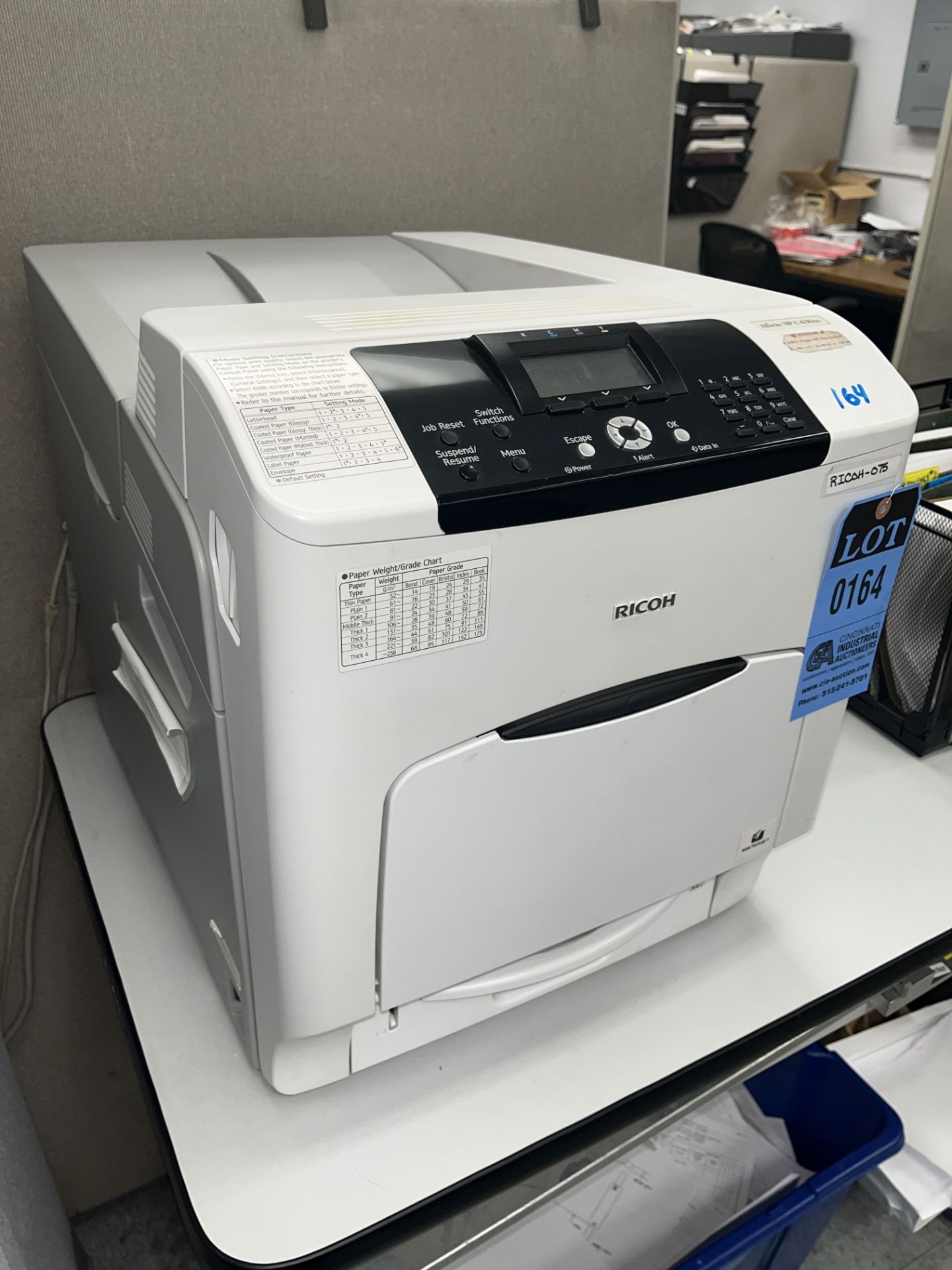 RICOH AFICIO SPC 430DN COPIER / PRINTER - Image 2 of 5