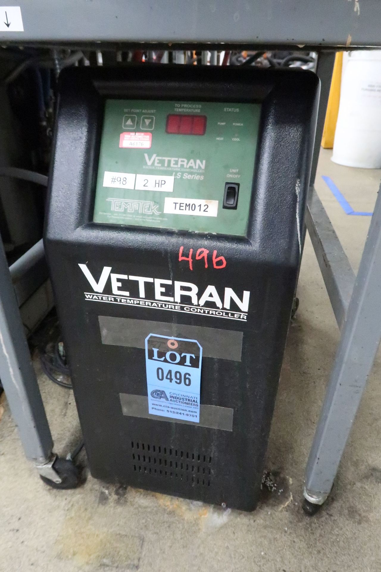 TEMPTEK MODEL VT-2200LS TEMPERATURE CONTROLLER; S/N 142800