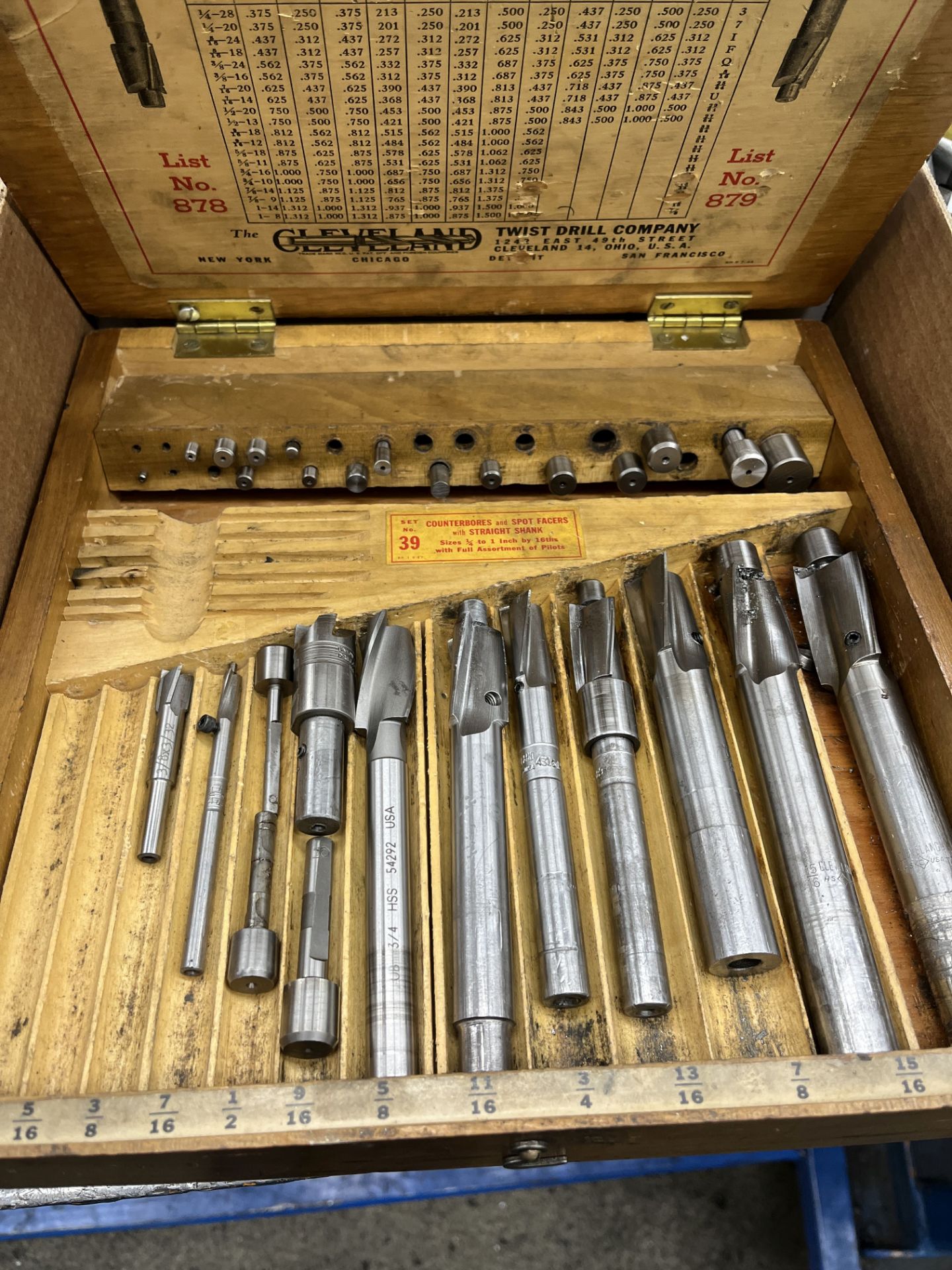 DRILL INDEXES WITH DRILLS, COUNTER BORE SET - Image 5 of 7