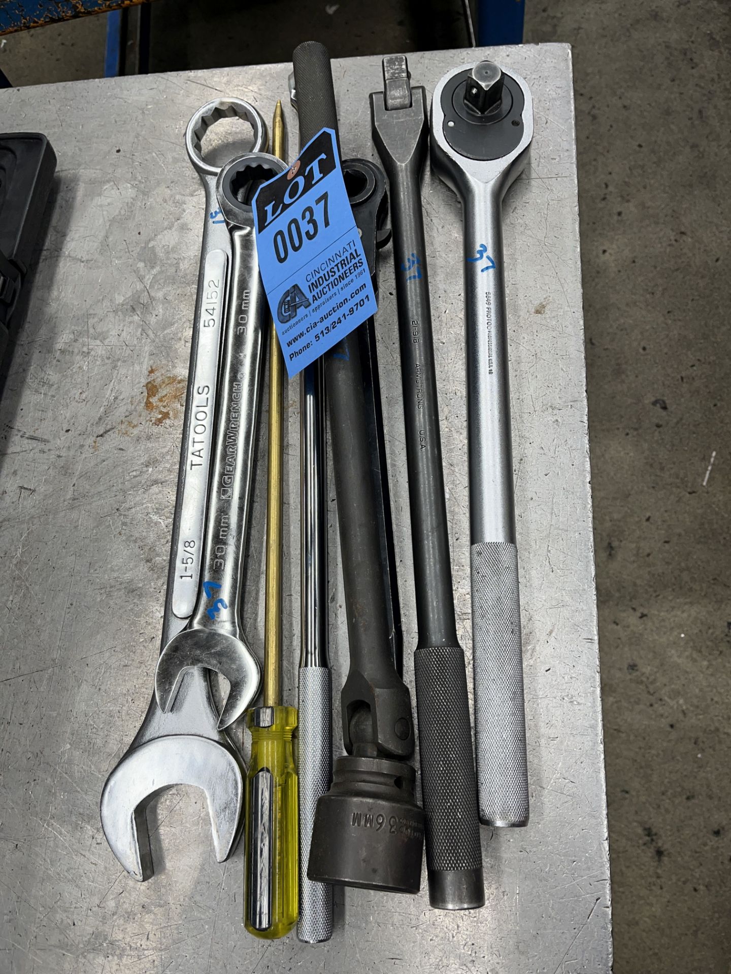 ASSORTED SOCKET WRENCHES, COMBINATION WRENCHES, SOCKET DRIVERS - Image 6 of 6