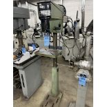 16" DOALL MODEL DV-16 FLOOR TYPE VARIABLE SPEED DRILL PRESS; S/N 8604, 10" X 14" TABLE, 4" QUILL