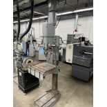 24" ARBOGA MODEL E830 VERTICAL FLOOR TYPE DRILL PRESS; S/N 133204, 17" X 17" TABLE AREA, 80-890 RPM,