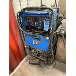 MILLER MODEL SYNCROWAVE 250DX AC/DC WELDING POWER SUPPLY; S/N LB146123, WITH TIG RUNNER, CABLESO