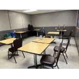 LUNCHROOM TABLES AND CHAIRS