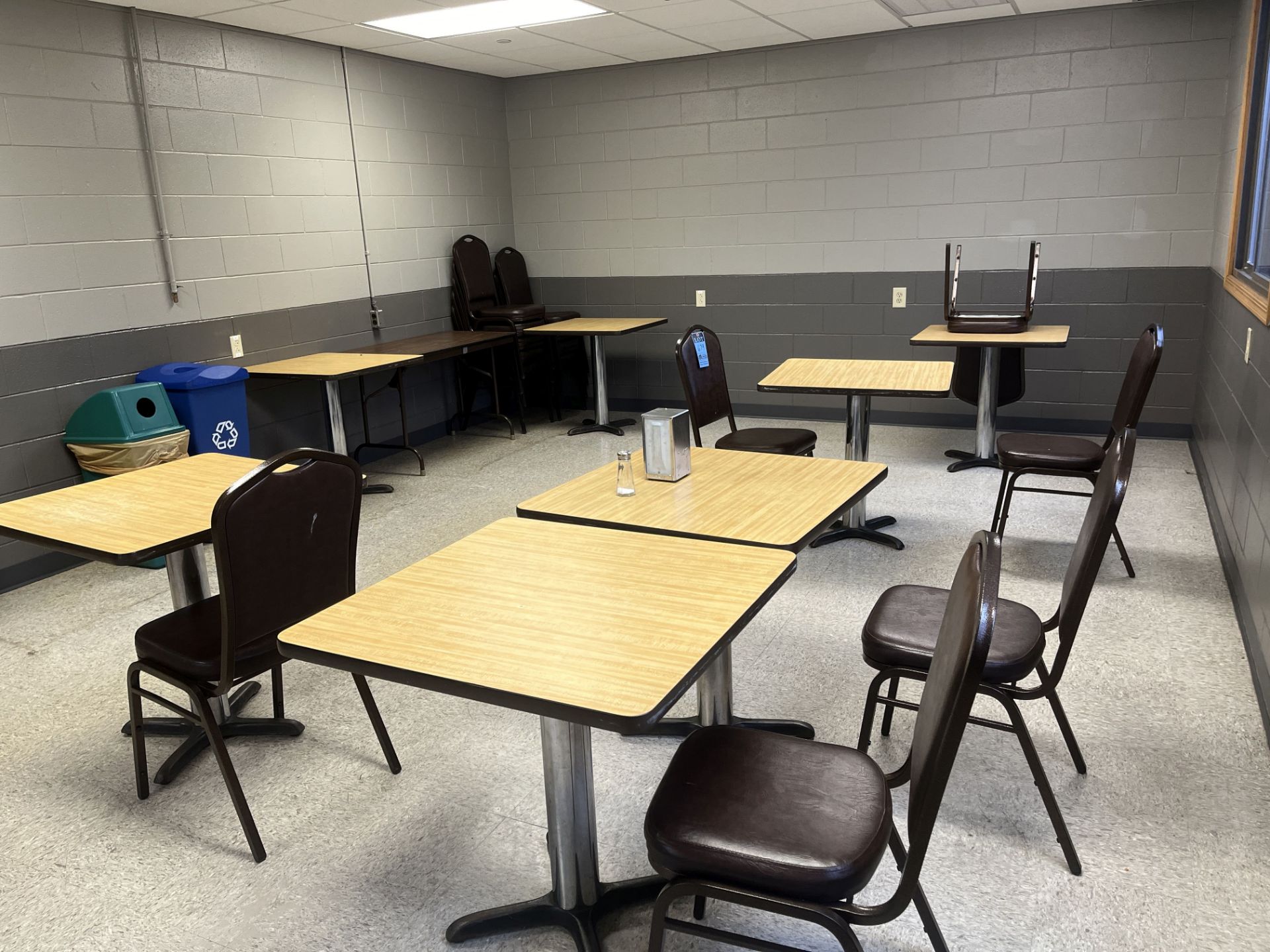 LUNCHROOM TABLES AND CHAIRS