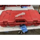 MILWAUKEE MODEL 6509-21 SAWZALL RECIPROCATING POWER SAW;S /N 96ZE602320675, 60/120 VOLT IN CASE