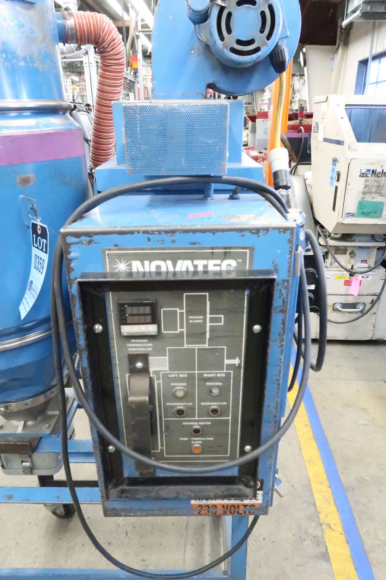 NOVATEC MODEL MD-25 DRYER; S/N N/A, WITH HOPPER AND LOADER **Loading Fee Due the "ERRA" CARY - Image 2 of 4