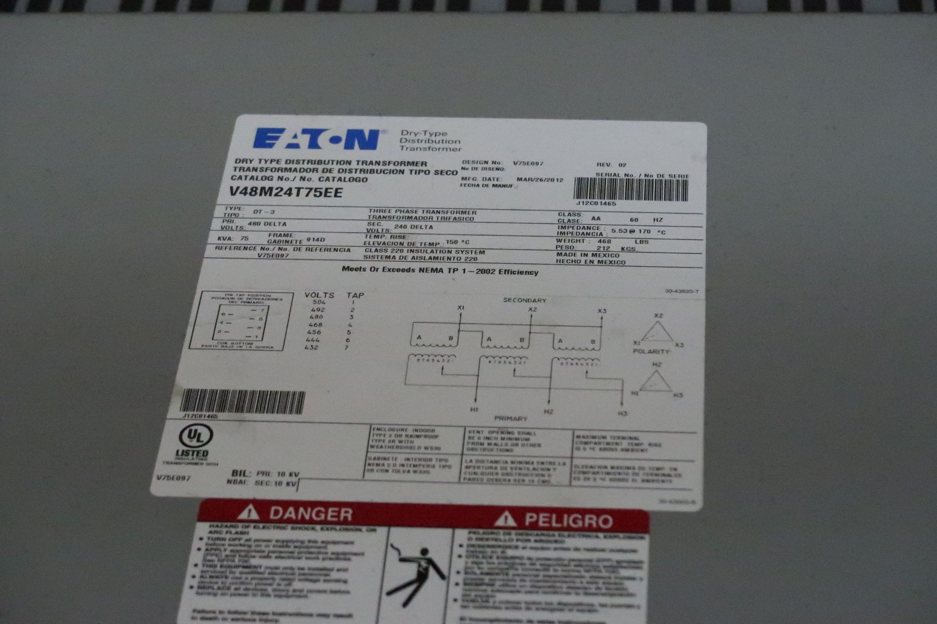 250 TON X 15.4 OZ. TOSHIBA EC250SXV50-8 ELECTRIC INJECTION MOLDING MACHINE; S/N B2M344, 36.6" X 32. - Image 16 of 17