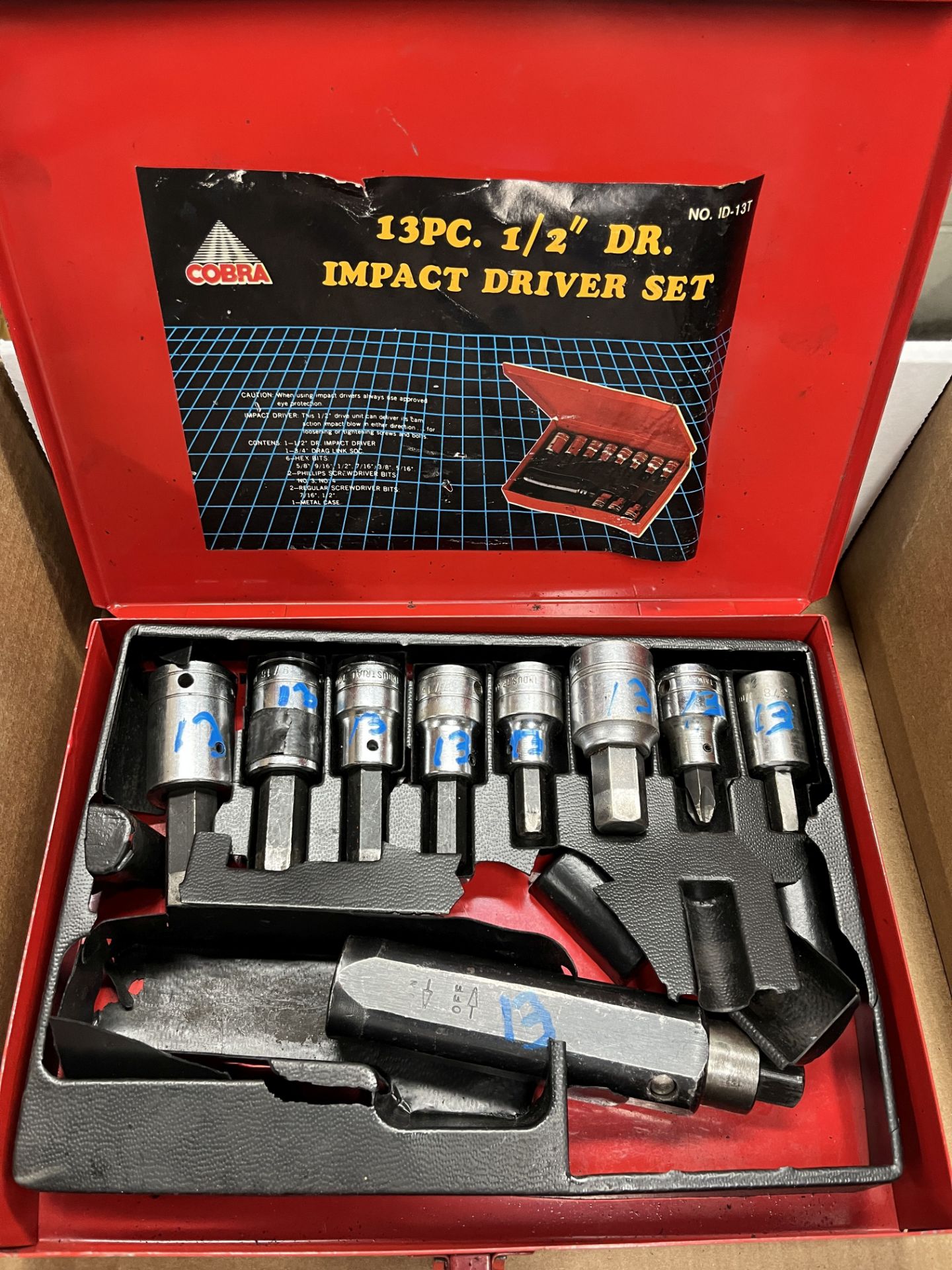 1/2" IMPACT DRIVER SET - Image 2 of 3