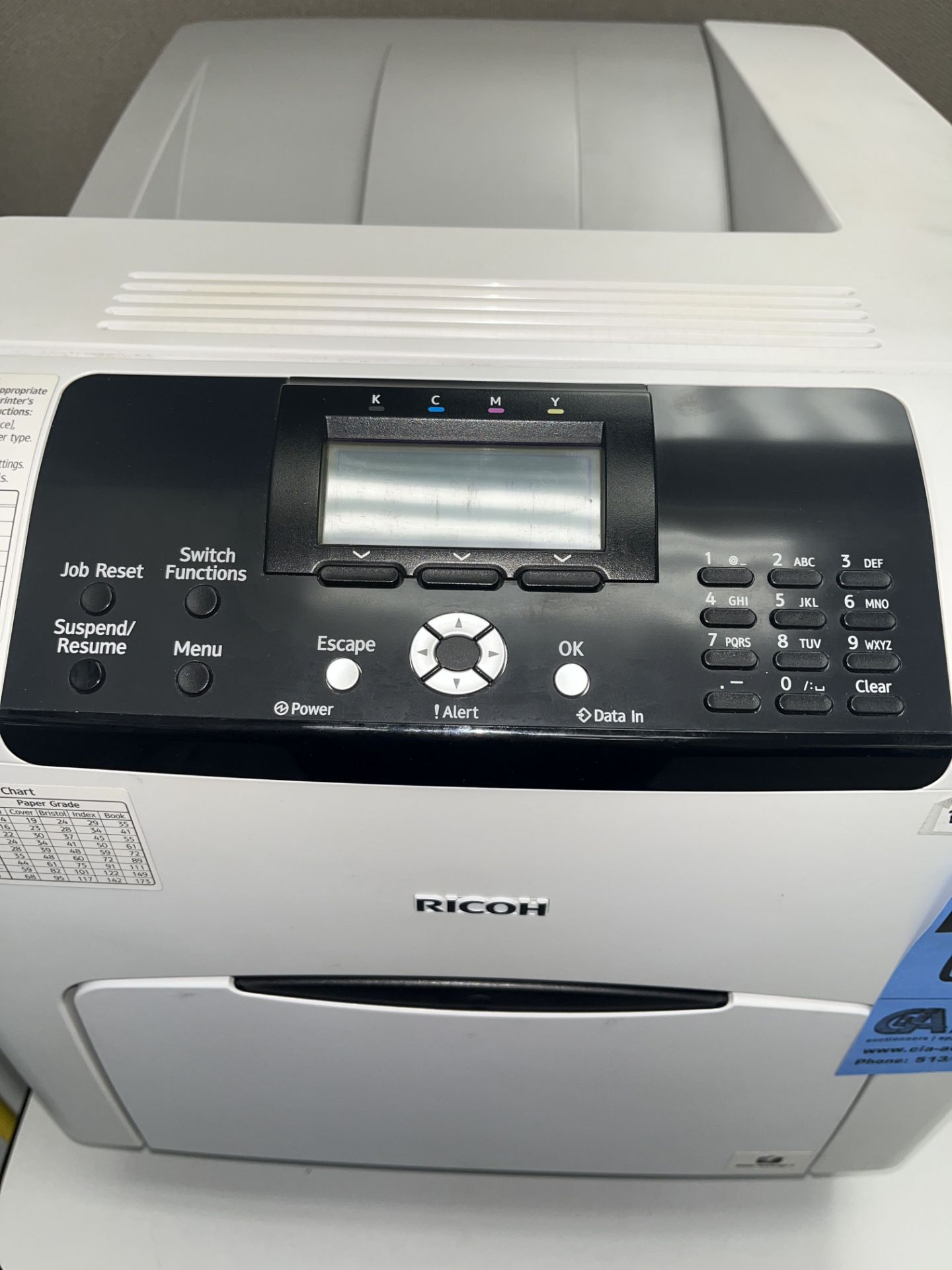 RICOH AFICIO SPC 430DN COPIER / PRINTER - Image 4 of 5