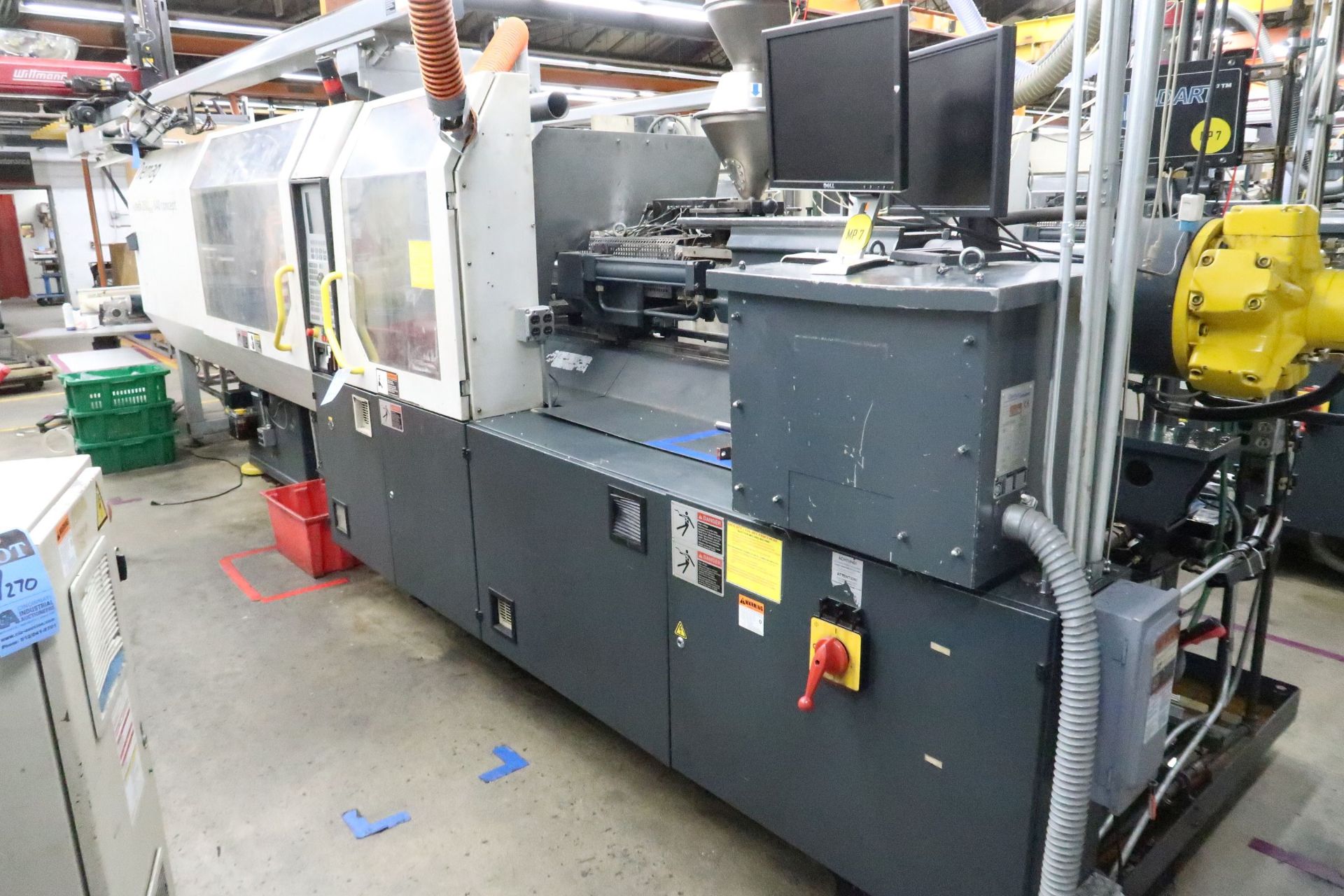 250 TON X 4.8 OZ. DEMAG ERGOTECH CONCEPT 250/630-840 HYDRAULIC INJECTION MOLDING MACHINE; S/N 878- - Image 3 of 22