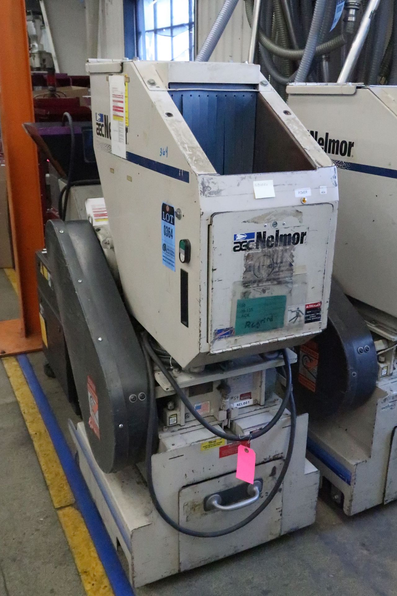 NELMOR MODEL G810FX GRANULATOR; S/N 99L03428, 7.5 HP **Loading Fee Due the "ERRA" CARY SPECIALIZED