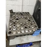 5C COLLET SET, MISCELLANEOUS TOOLING ON STAND