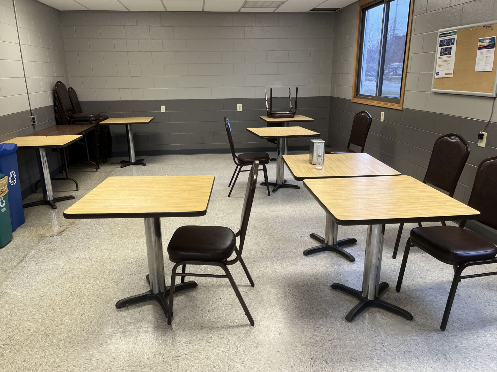 LUNCHROOM TABLES AND CHAIRS - Image 2 of 4