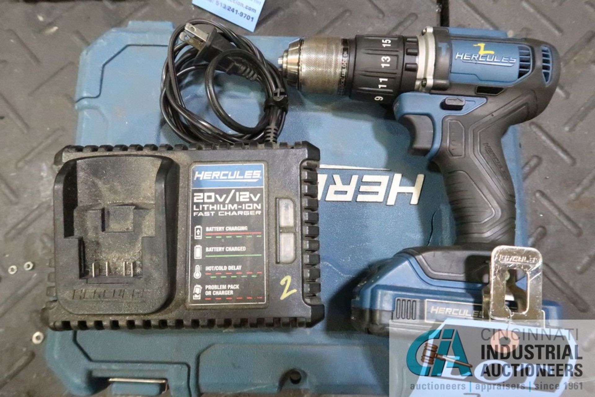20 VOLT HERCULES CORDLESS DRILL WITH CHARGER - Image 2 of 2