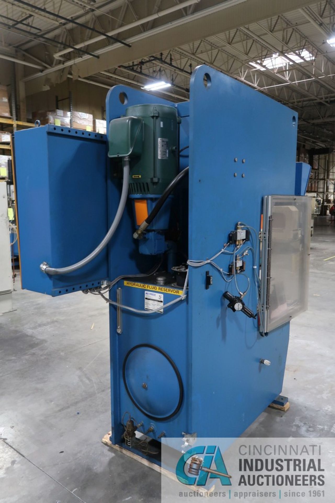 50 TON MULTIPRESS MODEL FMS-50 C-FRAME HYDRAULIC PRESS; S/N M-5480 (NEW 11-2003) - Image 9 of 10