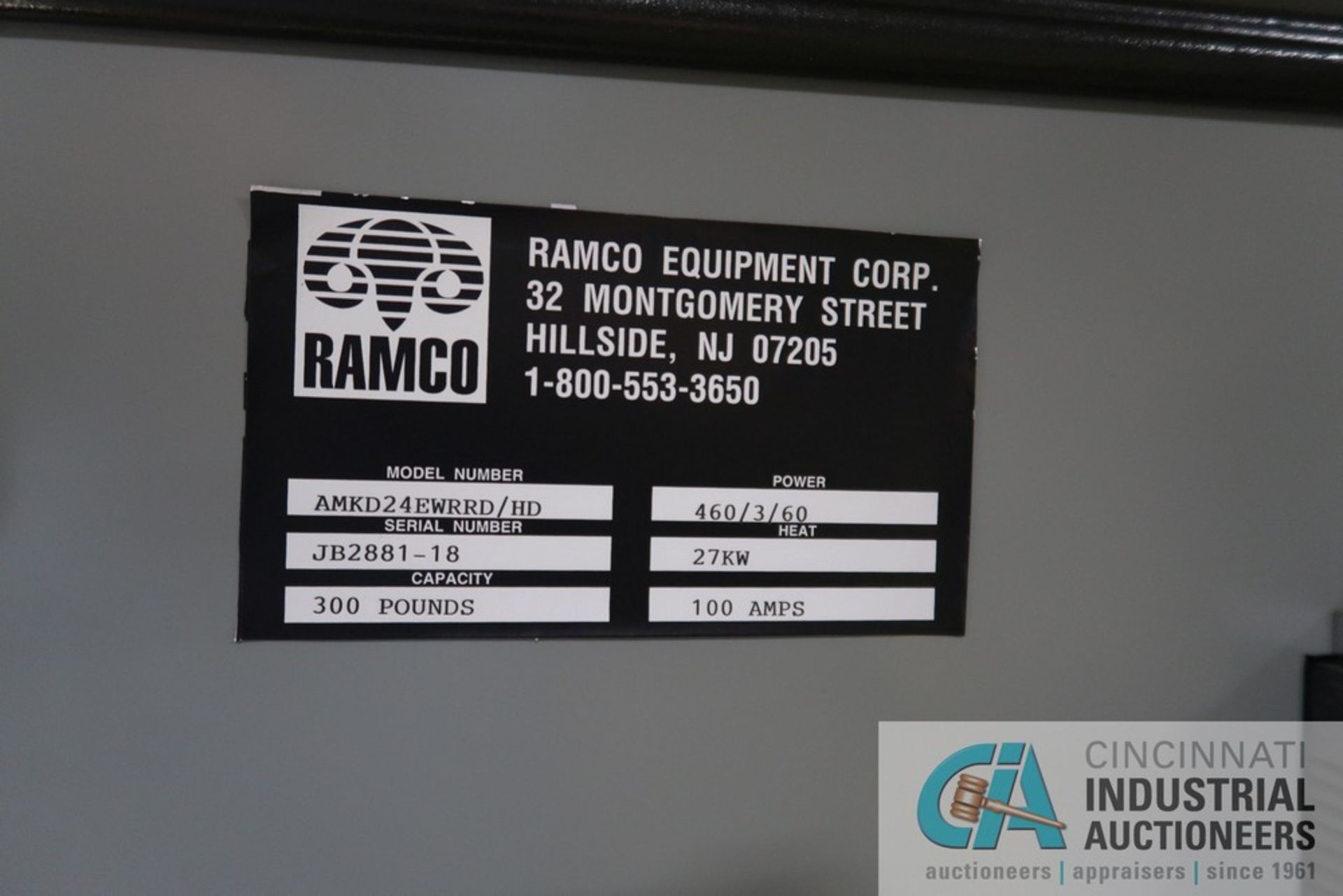 RAMCO MODEL AMKD-24EWRRD AUTOMATED WASH LINE; SKID MOUNT, PLC CONTROL, TURBO WASH/RINSE/RUST - Image 12 of 12