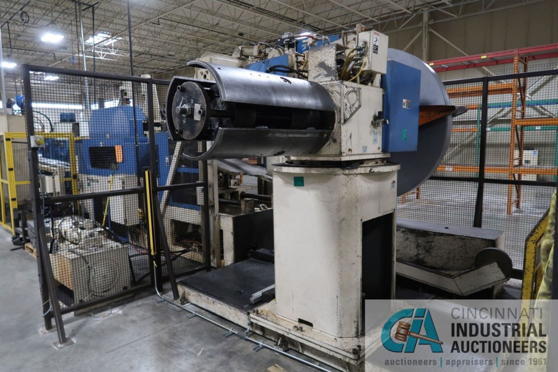 ****730 TON MORI MODEL FB650-FD-BH FINE BLANKING PRESS & PERFECTO FEED LINE****Bid confirmation - Image 27 of 28