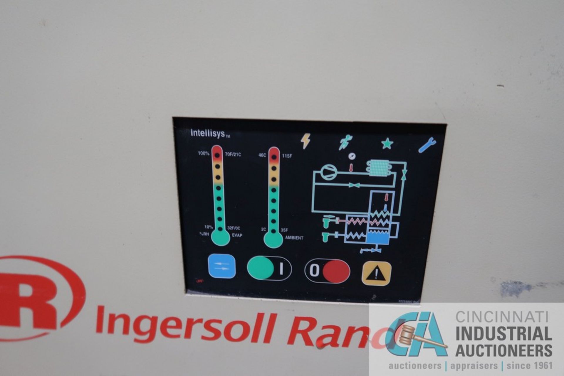 INGERSOLL RAND MODEL TSIA REFRIGERATED AIR DRYER; S/N DN00001212-100907 (NEW 2007) **WORKING WHEN - Image 3 of 4