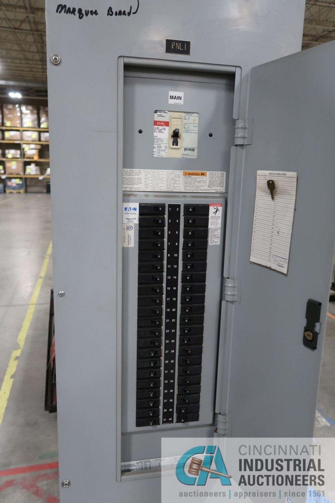 225 AMP CUTLER HAMMER TYPE PRL-1A POW-R-LINE PANELBOARD - Sold subject to an overall bid at lot 408A - Image 3 of 4
