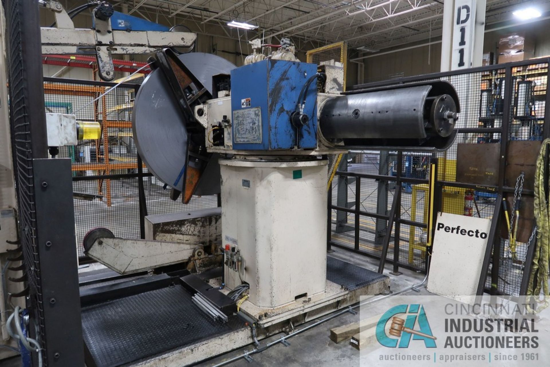 ****730 TON MORI MODEL FB650-FD-BH FINE BLANKING PRESS & PERFECTO FEED LINE****Bid confirmation - Image 25 of 28