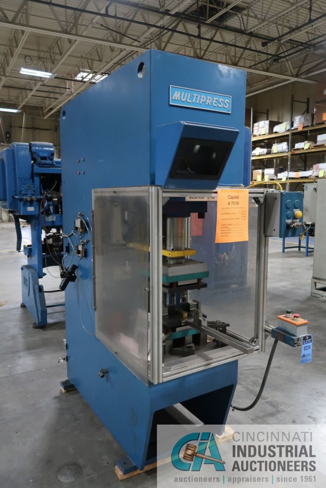 50 TON MULTIPRESS MODEL FMS-50 C-FRAME HYDRAULIC PRESS; S/N M-5480 (NEW 11-2003) - Image 2 of 10