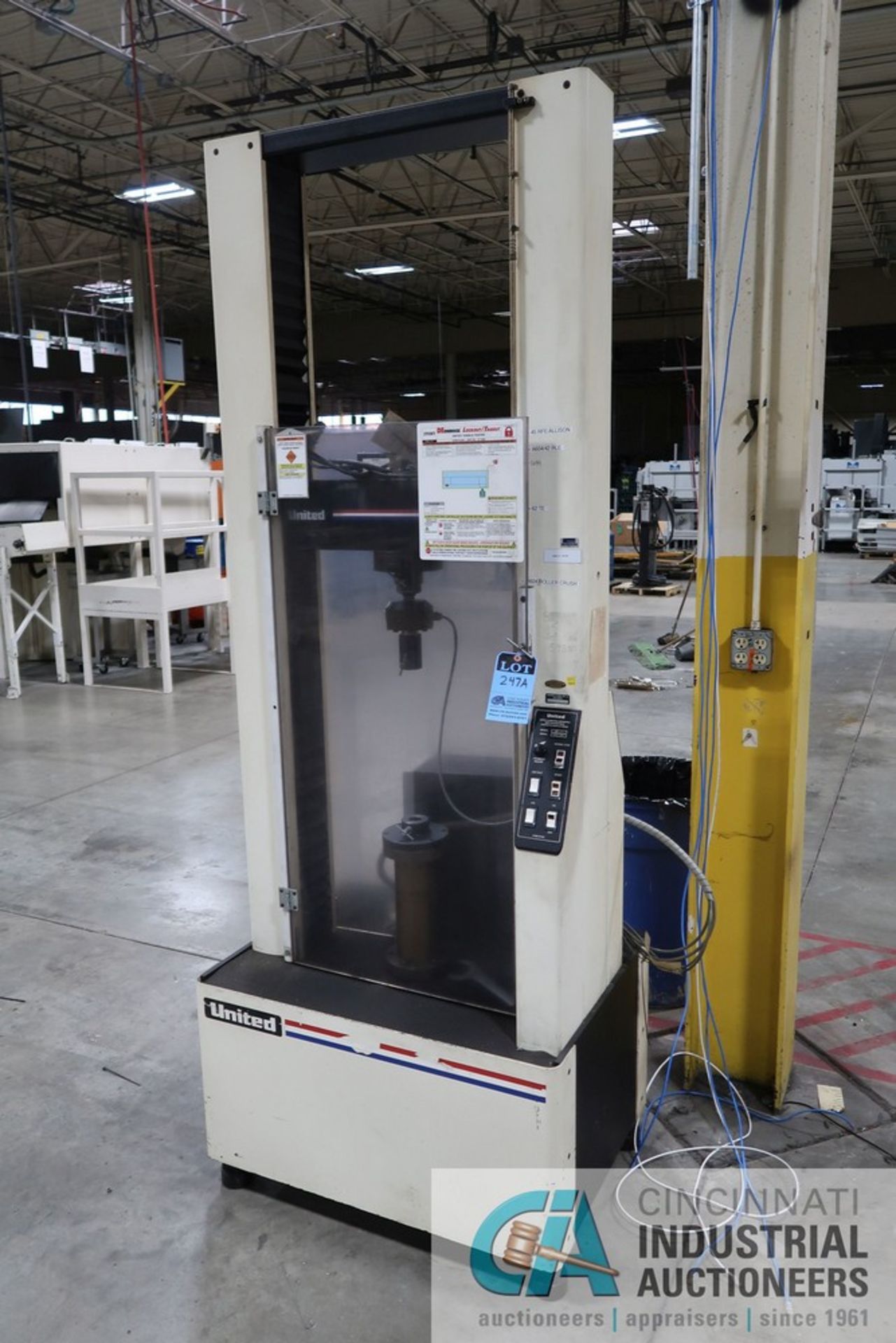 UNITED MODEL SFN19 TENSILE TESTER; S/N 0204307