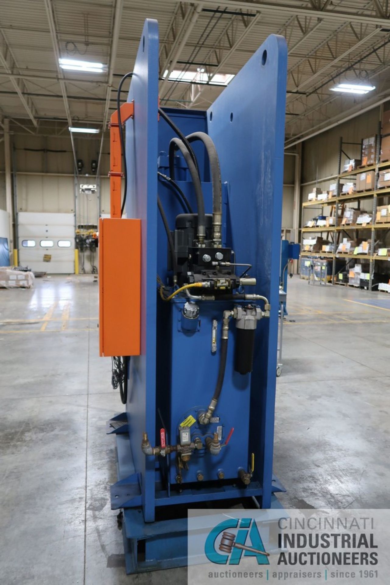 70 TON NEFF PRESS, INC. C-FRAME HYDRAULIC PRESS; S/N 11877 (NEW 2004) **WELL MAINTAINED - LOOKS - Image 8 of 9