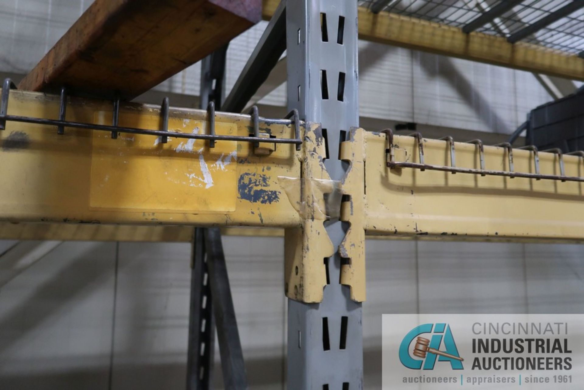 SECTIONS 96" LONG X 42" X 144" HIGH ADJUSTABLE BEAM PALLET RACK, (3) 144" X 42" UPRIGHTS, (12) 96" - Image 2 of 2