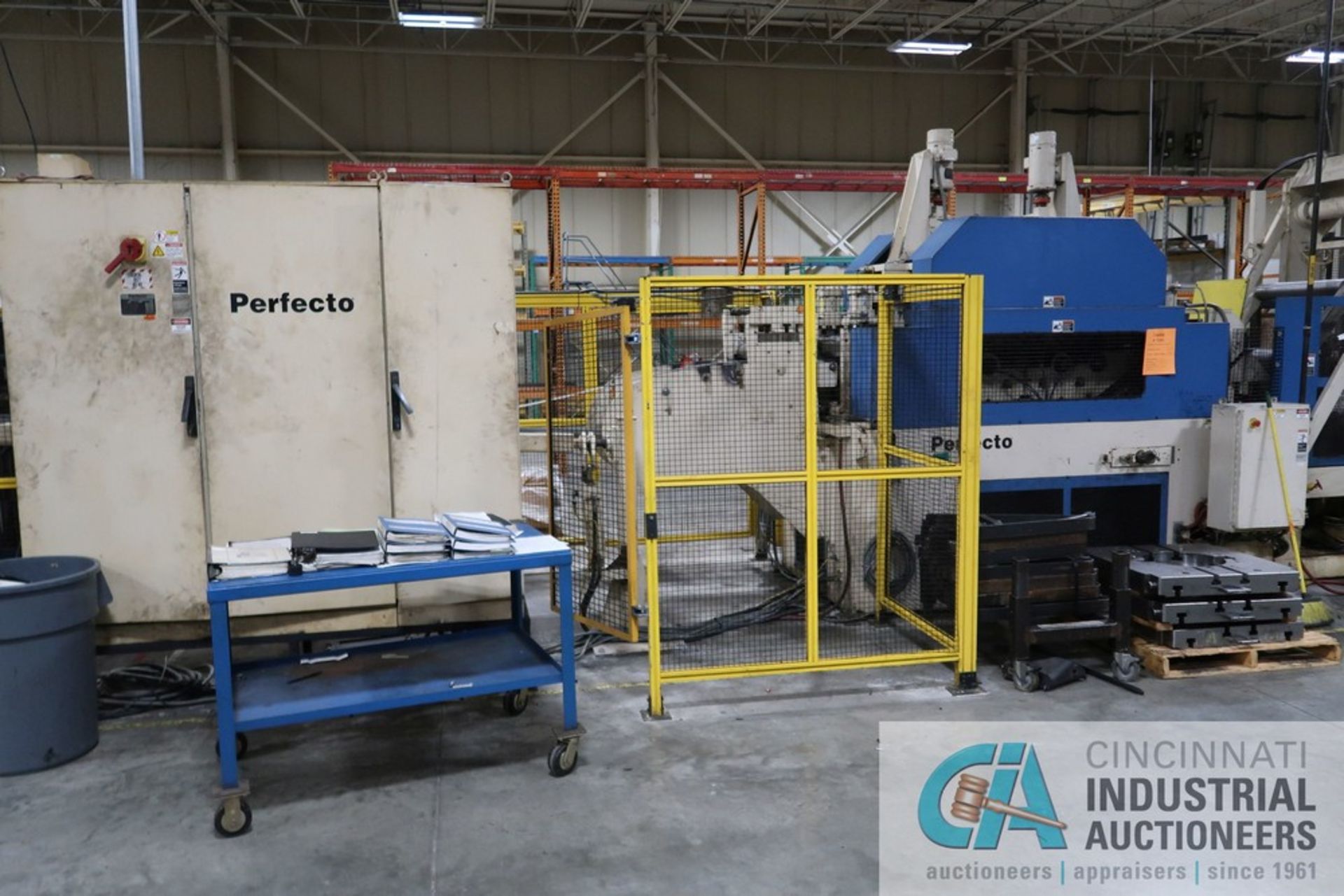 ****730 TON MORI MODEL FB650-FD-BH FINE BLANKING PRESS & PERFECTO FEED LINE****Bid confirmation - Image 15 of 28