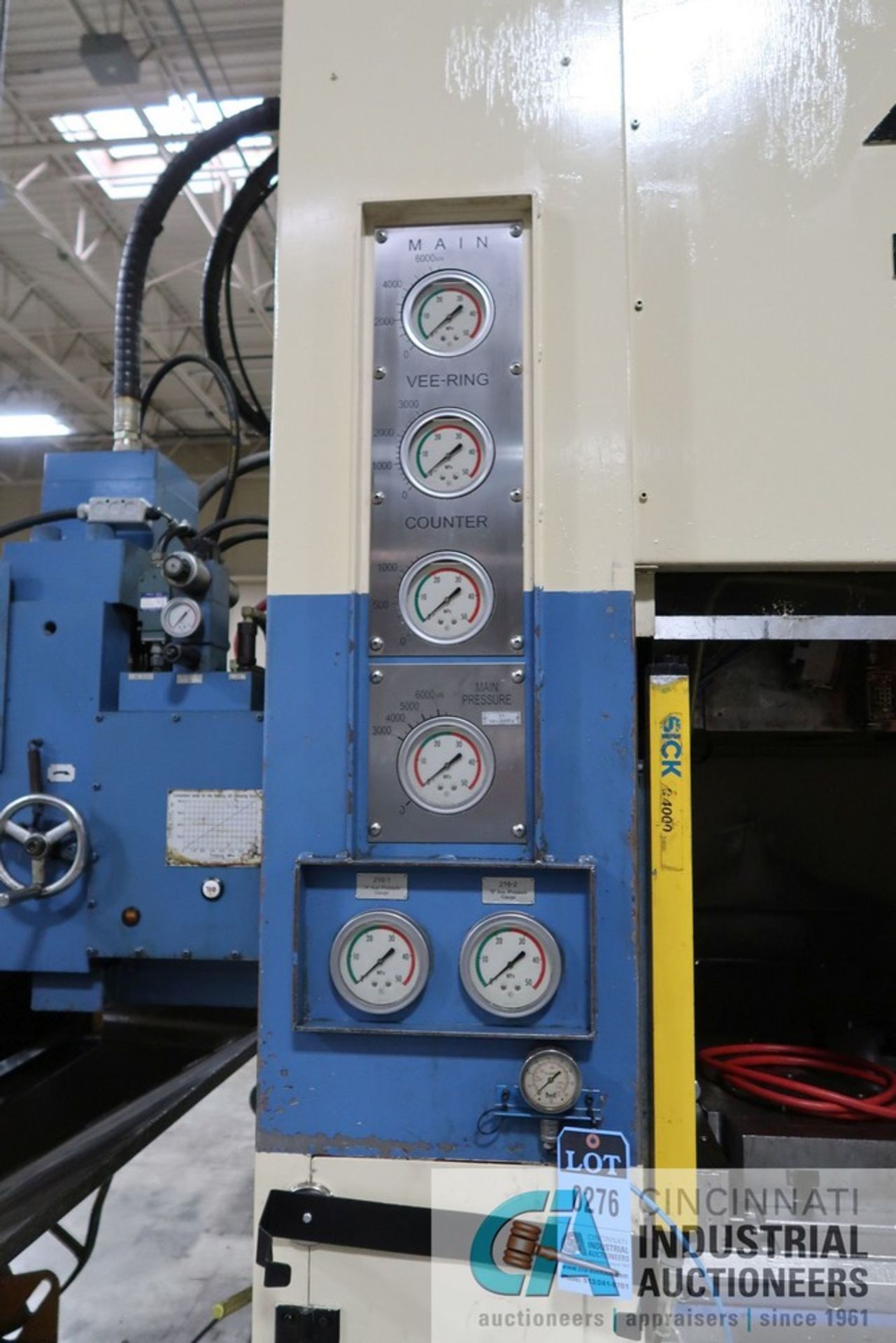 ****730 TON MORI MODEL FB650-FD-BH FINE BLANKING PRESS & PERFECTO FEED LINE****Bid confirmation - Image 6 of 28