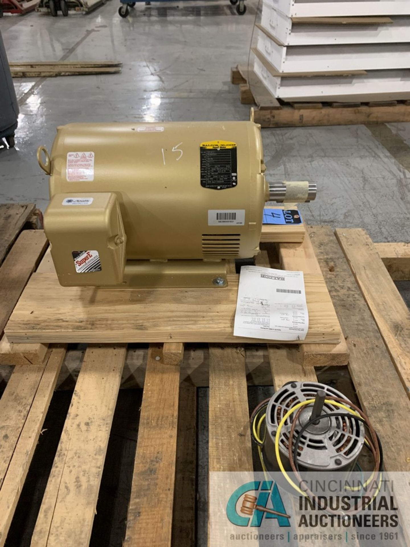 15 HP BALDOR ELECTRIC MOTOR (NEW)