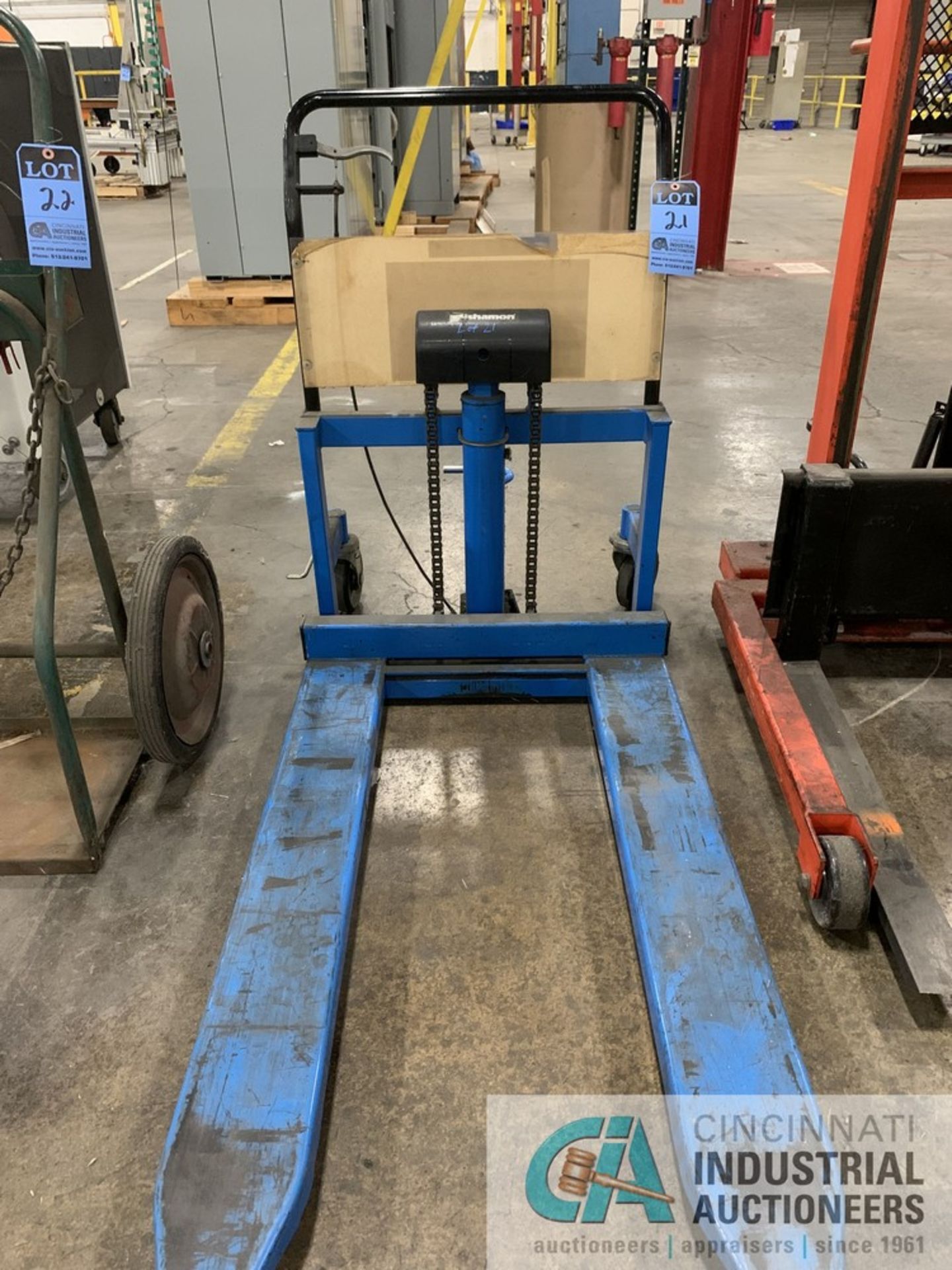 1,100 LB. BISHAMON PALLET JACK