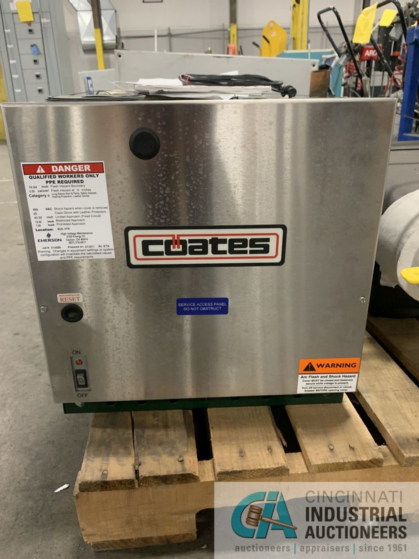 (LOT) COATES MODEL 54 BOOSTER WATER HEATER TRERICE FILTER - Image 3 of 4