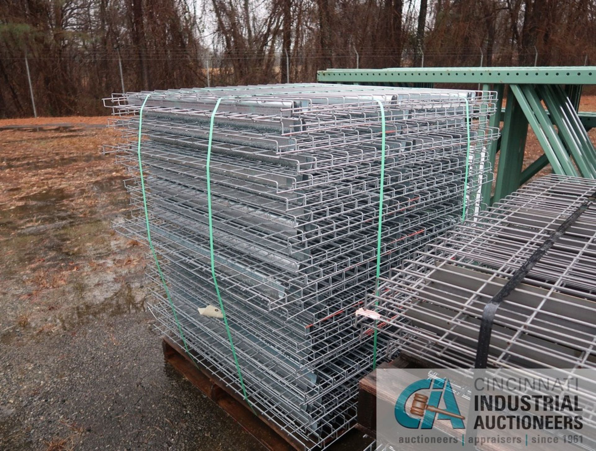 43" X 46" WIRE DECKING SECTIONS ON (7) SKIDS - Image 7 of 7