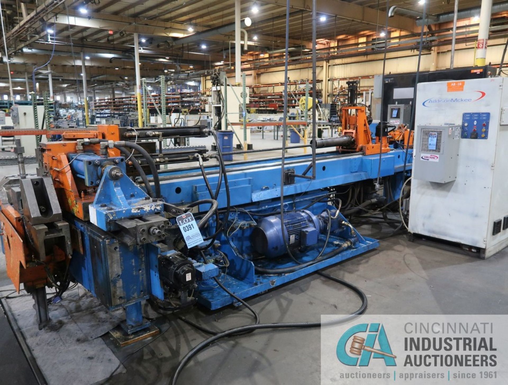 3-1/2" ADDISON MODEL DB89-ST2R MULTI-STACK 4-AXIS CNC SERVO DRIVEN TUBE BENDER; S/N 9907, ASSET