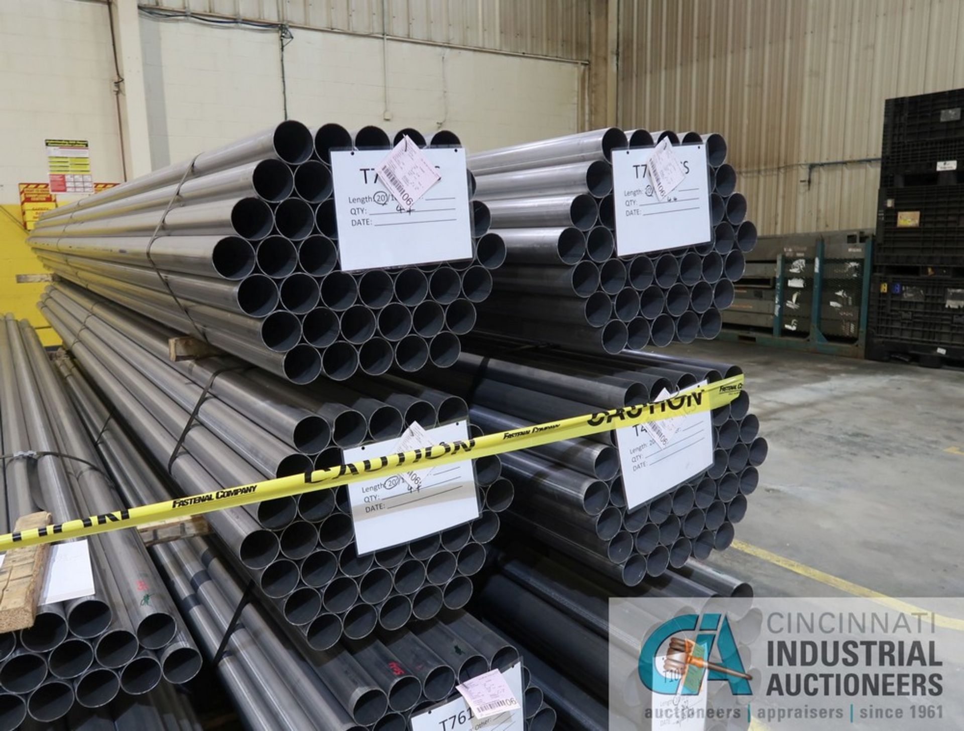 (LOT) (20) BUNDLES OF 20' LONG X .065 ALUMINIZED STEEL TUBING, APPROX. 900 TOTAL PIECES, APPROX. QUA - Image 3 of 7