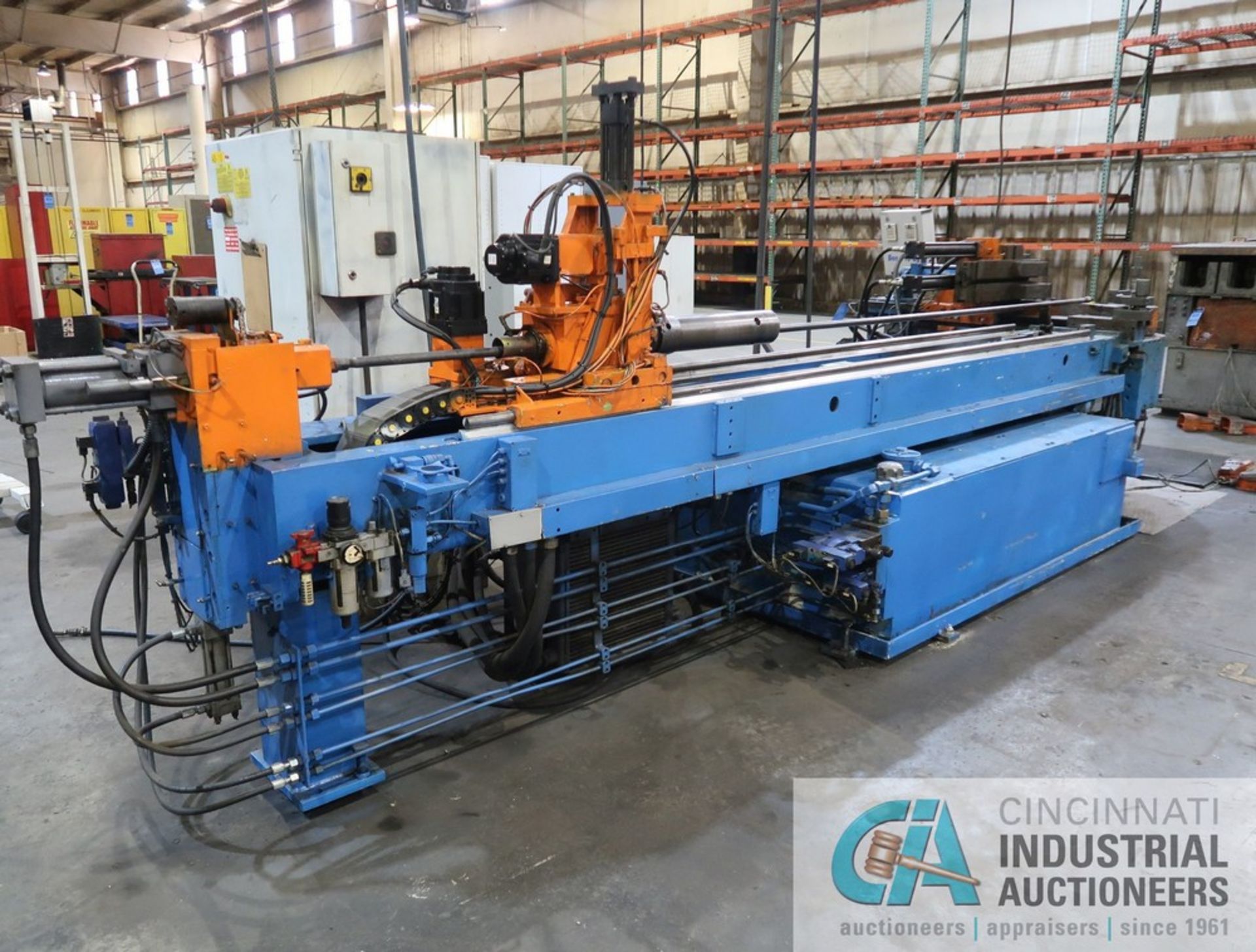 3-1/2" ADDISON MODEL DB89-ST2R MULTI-STACK 4-AXIS CNC SERVO DRIVEN TUBE BENDER; S/N 9907, ASSET - Image 4 of 14