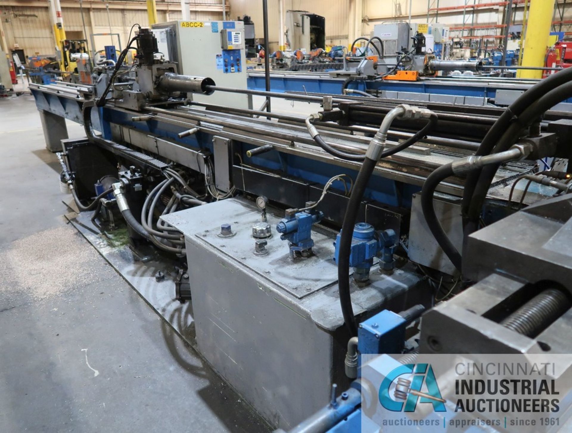 3" ADDISON MODEL DB76 3-AXIS HYDRUALIC TUBE BENDER; S/N 0031-C238-2604-E567, 3" MAX TUBE, 3-METER - Image 3 of 16