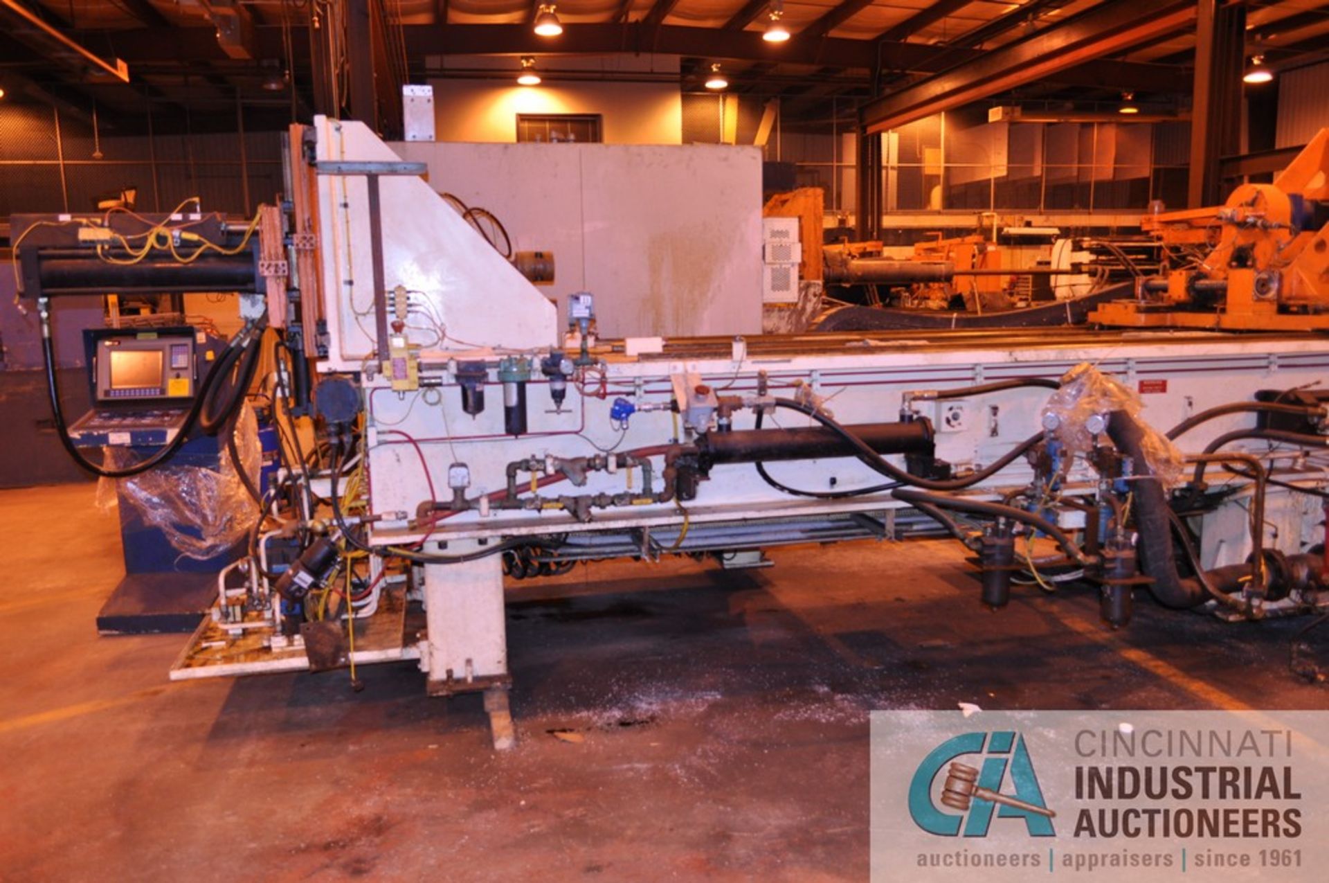 6" EAGLE EPT-150 CNC HYDRAULIC TUBE BENDER; S/N 96-979, DOUBLE STACKING TOOLS, .170" MAX WALL, 6" - Image 2 of 11