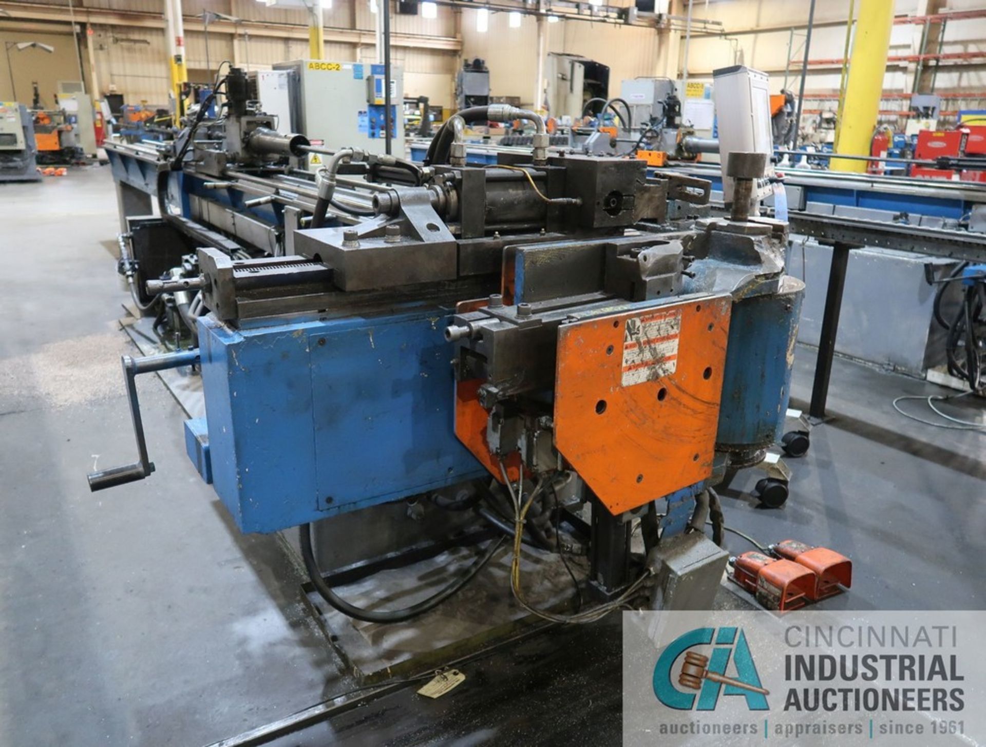 3" ADDISON MODEL DB76 3-AXIS HYDRUALIC TUBE BENDER; S/N 0031-C238-2604-E567, 3" MAX TUBE, 3-METER - Image 2 of 16